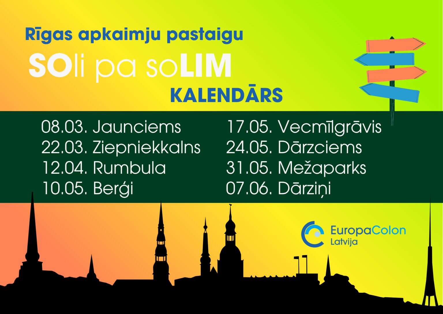 Aicinām Rīgas apkaimju pastaigās “SOli pa soLIM” arī šogad!